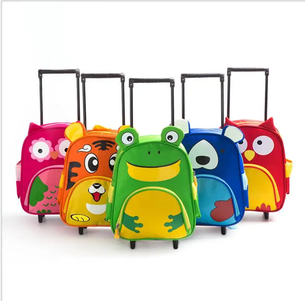 wheeled backpack for kid Rolling backpack for School double use backpack for Children Travel Trolley backpack bags for  boys