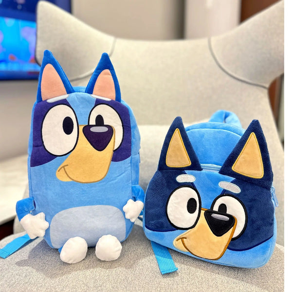 Moose Bluey Kindergarten Children Schoolbag Cartoon Bluey Family Anime Backpack Picnic And Travel Photo Snack Bag Children Gifts