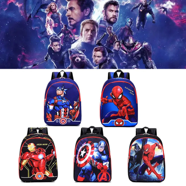 2024 New Pattern Hot Selling Spiderman Captain America Fashion Cartoon Comfortable Soft Convenient Children Gift Backpack Bag