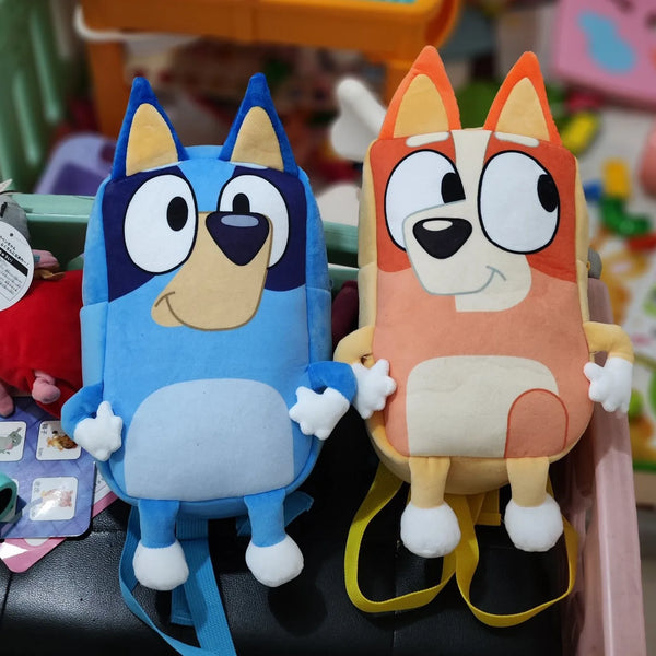 Moose Bluey Kindergarten Children Schoolbag Cartoon Bluey Family Anime Backpack Picnic And Travel Photo Snack Bag Children Gifts
